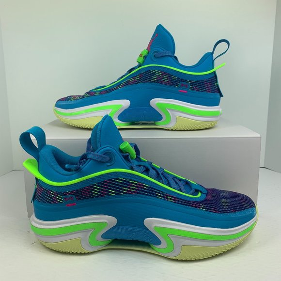 Nike Air Jordan XXXVI 36 Low Luka PF Laser Blue Electric Green DN4195-430 - Picture 1 of 12